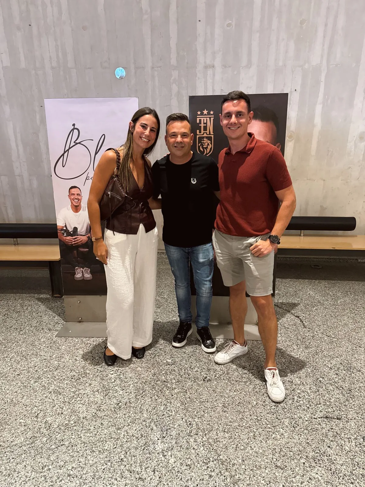 Andrea Pilan en un evento