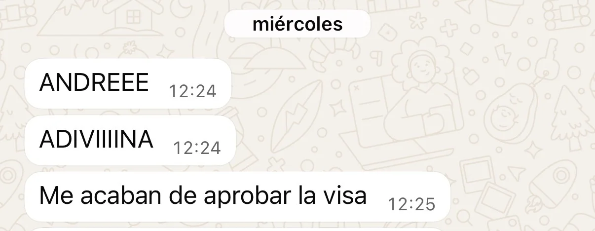 Mensaje real de un alumno